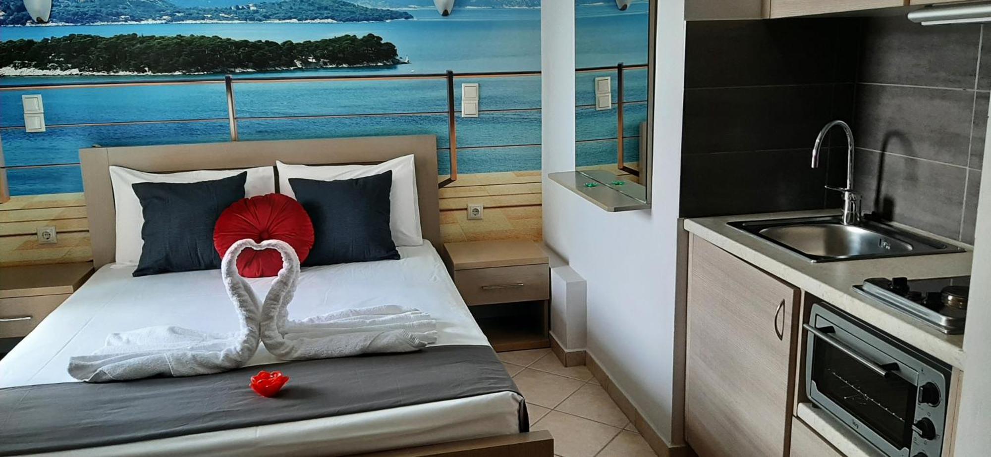 Blue Bay Apartments Sivota  Bilik gambar